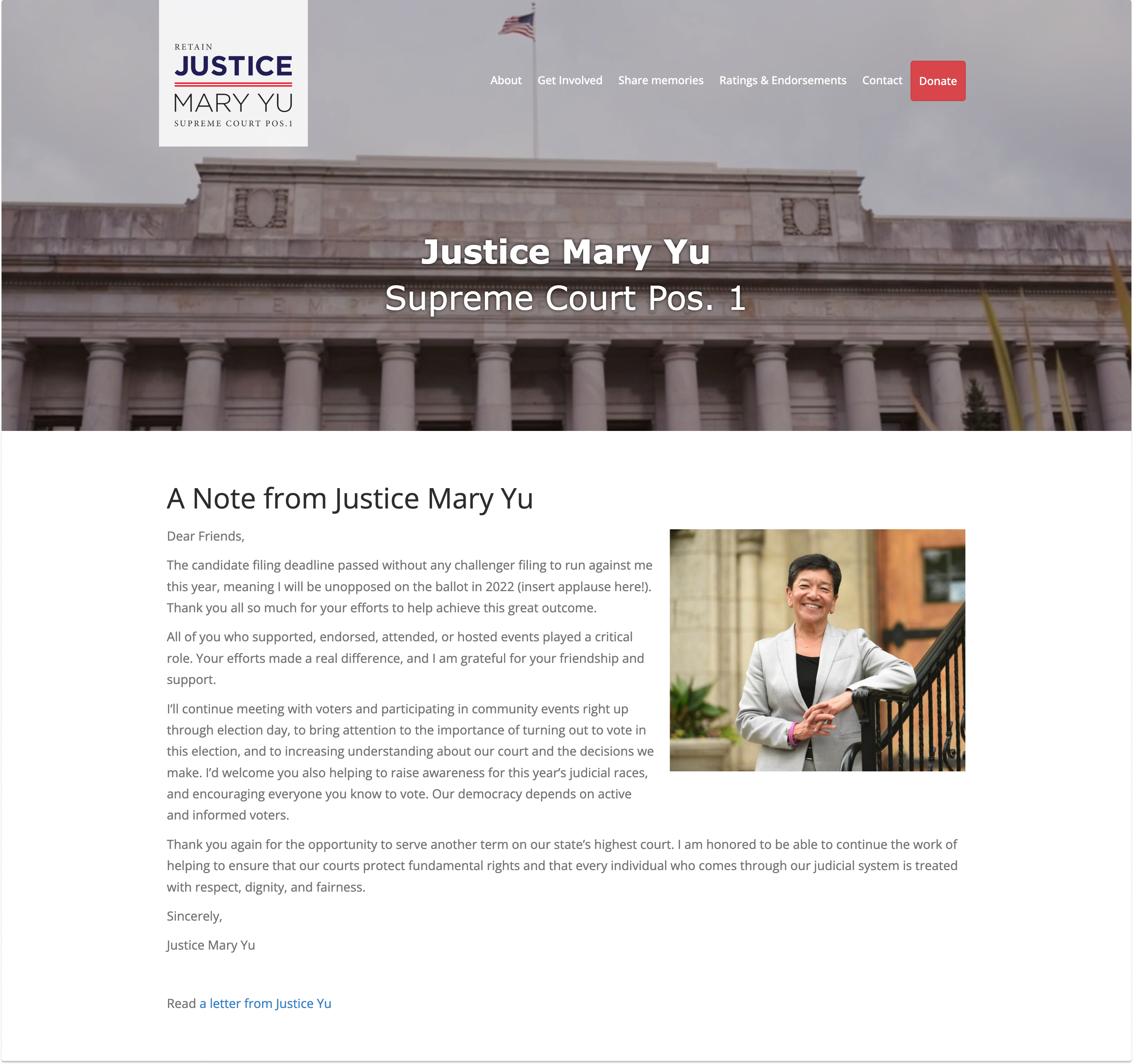 JusticeMaryYu.com